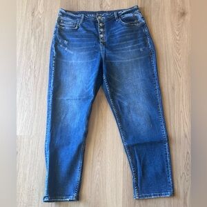 Vervet High Rise Crop Size 31